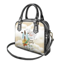 Happy Maundy Thursday Shoulder Handbag Jesus Christ Washing Feet