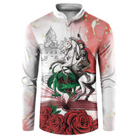 Happy Saint George's Day Button Sweatshirt Diada de Sant Jordi