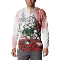 Happy Saint George's Day Button Sweatshirt Diada de Sant Jordi