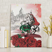 Happy Saint George's Day Canvas Wall Art Diada de Sant Jordi