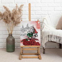 Happy Saint George's Day Canvas Wall Art Diada de Sant Jordi