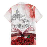 Happy Saint George's Day Family Matching Off Shoulder Short Dress and Hawaiian Shirt Diada de Sant Jordi