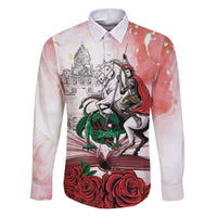 Happy Saint George's Day Family Matching Puletasi and Hawaiian Shirt Diada de Sant Jordi