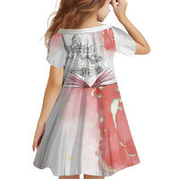 Happy Saint George's Day Family Matching Short Sleeve Bodycon Dress and Hawaiian Shirt Diada de Sant Jordi