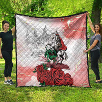 Happy Saint George's Day Quilt Diada de Sant Jordi