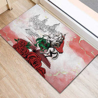 Happy Saint George's Day Rubber Doormat Diada de Sant Jordi