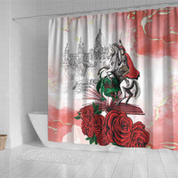 Happy Saint George's Day Shower Curtain Diada de Sant Jordi