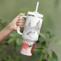 Happy Saint George's Day Tumbler With Handle Diada de Sant Jordi