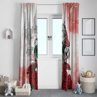 Happy Saint George's Day Window Curtain Diada de Sant Jordi