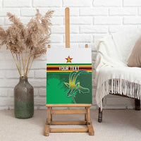 Zimbabwe Rugby Personalized Canvas Wall Art Charging Sables Spirit