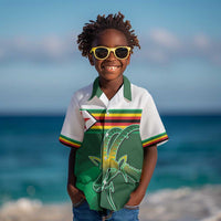 Zimbabwe Rugby Personalized Kid Hawaiian Shirt Charging Sables Spirit