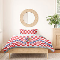 World Football Croatia Bedding Set Fearless Red Check Power