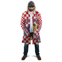 Custom World Football Croatia Cloak Fearless Red Check Power