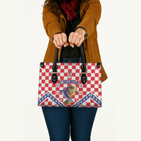 World Football Croatia Leather Bag Fearless Red Check Power