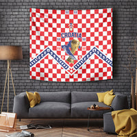 World Football Croatia Tapestry Fearless Red Check Power