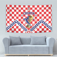 World Football Croatia Tapestry Fearless Red Check Power