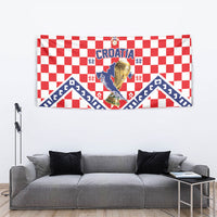 World Football Croatia Tapestry Fearless Red Check Power