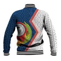 Cape Verde Baseball Jacket Verde Coat Of Arms And Pattern - Wonder Print Shop