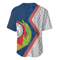 Cape Verde Baseball Jersey Verde Coat Of Arms And Pattern - Wonder Print Shop
