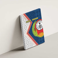 Cape Verde Canvas Wall Art Verde Coat Of Arms And Pattern - Wonder Print Shop