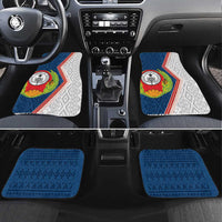 Cape Verde Car Mats Verde Coat Of Arms And Pattern - Wonder Print Shop