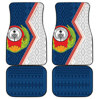 Cape Verde Car Mats Verde Coat Of Arms And Pattern - Wonder Print Shop
