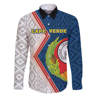 Cape Verde Family Matching Off Shoulder Short Dress and Hawaiian Shirt Verde Coat Of Arms And Pattern - Wonder Print Shop