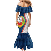 Cape Verde Mermaid Dress Verde Coat Of Arms And Pattern - Wonder Print Shop