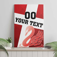Custom Denmark Football Canvas Wall Art Mute Swan - Wonder Print Shop