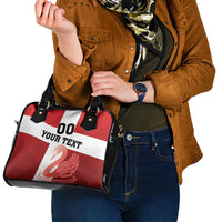 Custom Denmark Football Shoulder Handbag Mute Swan