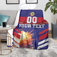 Custom Denmark Football Blanket Come On Danish Dynamite