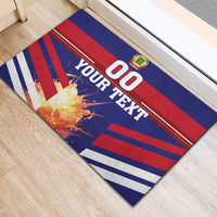 Custom Denmark Football Rubber Doormat Come On Danish Dynamite - Wonder Print Shop