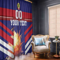 Custom Denmark Football Window Curtain Come On Danish Dynamite - Wonder Print Shop