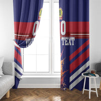 Custom Denmark Football Window Curtain Come On Danish Dynamite - Wonder Print Shop