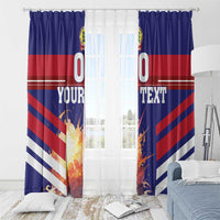 Custom Denmark Football Window Curtain Come On Danish Dynamite - Wonder Print Shop