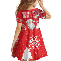 Canada Christmas Family Matching Long Sleeve Bodycon Dress and Hawaiian Shirt Santa Play Hockey - Winter Forest - Wonder Print Shop