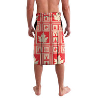 Personalized Canada Moose Lavalava Maple Leaf Christmas Lightning Art - Wonder Print Shop