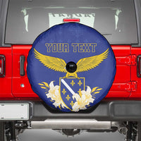 Personalized Bosnia and Herzegovina Independence Day Spare Tire Cover Golden Eagle With Lilium Bosniacum - Wonder Print Shop