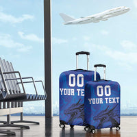 Custom Bosnia and Herzegovina Football Luggage Cover The Dragons Go Champions