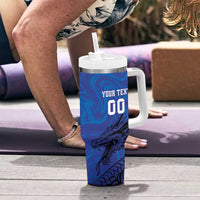 Custom Bosnia and Herzegovina Football Tumbler With Handle The Dragons Go Champions - Wonder Print Shop