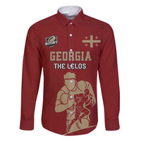 Custom Georgia Rugby Family Matching Off Shoulder Short Dress and Hawaiian Shirt The Lelos Go Champions