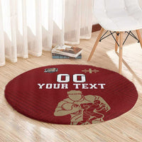 Custom Georgia Rugby Round Carpet The Lelos Go Champions - Wonder Print Shop