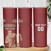 Custom Georgia Rugby Skinny Tumbler The Lelos Go Champions - Wonder Print Shop