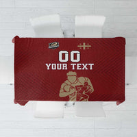 Custom Georgia Rugby Tablecloth The Lelos Go Champions - Wonder Print Shop