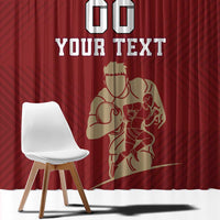 Custom Georgia Rugby Window Curtain The Lelos Go Champions - Wonder Print Shop