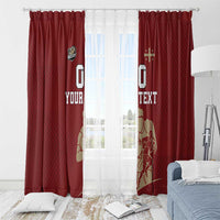 Custom Georgia Rugby Window Curtain The Lelos Go Champions - Wonder Print Shop