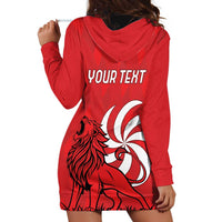 Personalized Georgia Hoodie Dress Lion Borjgali