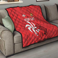 Personalized Georgia Quilt Lion Borjgali - Wonder Print Shop