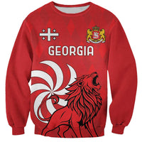 Personalized Georgia Sweatshirt Lion Borjgali - Wonder Print Shop