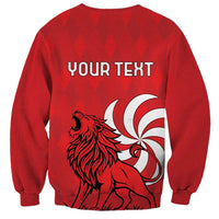 Personalized Georgia Sweatshirt Lion Borjgali - Wonder Print Shop